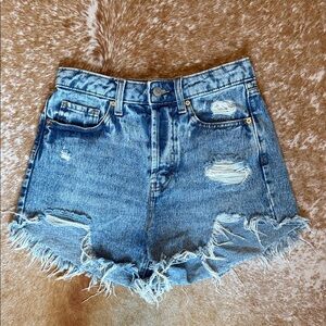 Wild and Fable Distressed Denim Shorts Size 2